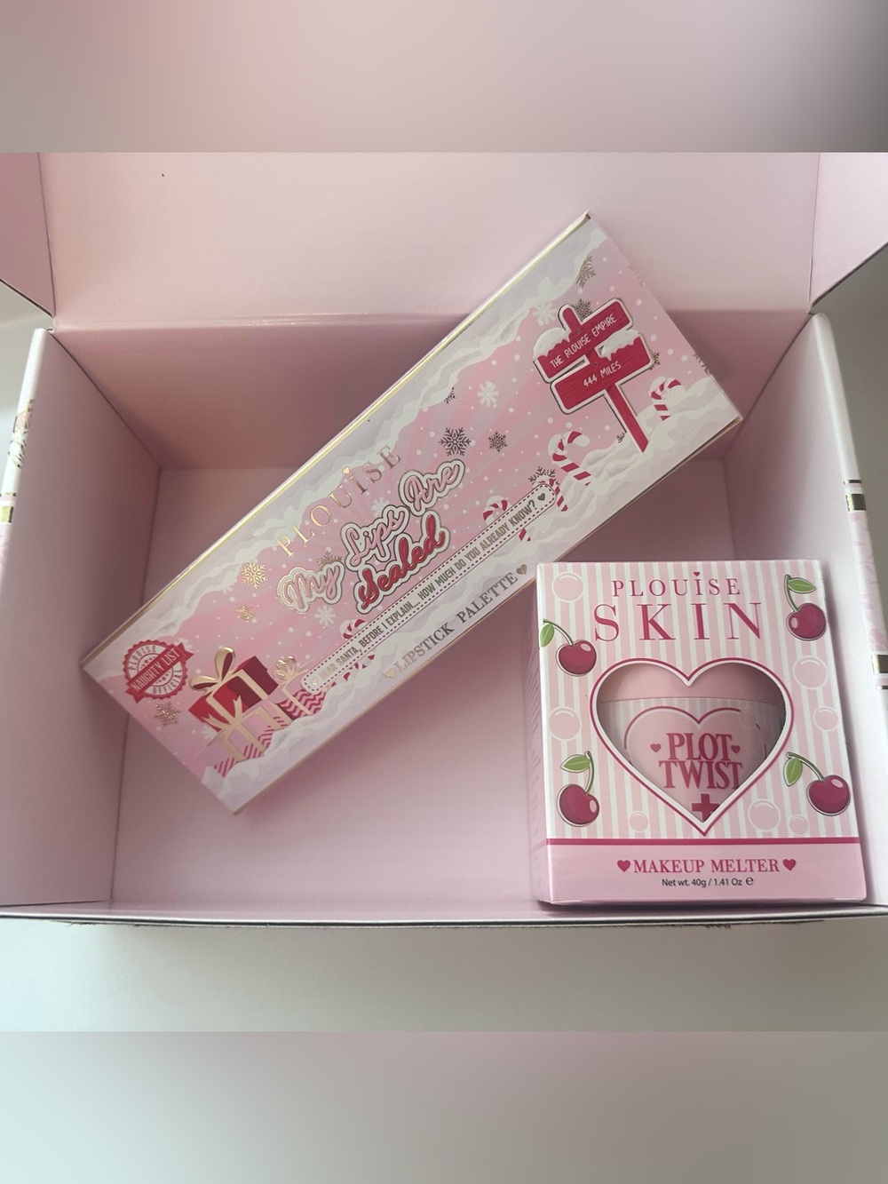 P.Louise Lipstick Pallete and P.Louise Skin Plot Twist Makeup Melter